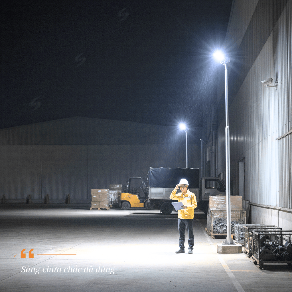 chọn sai đèn pha LED ngoài trời