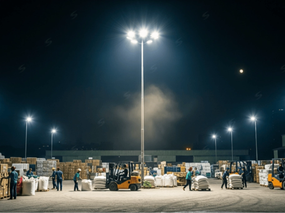 Công suất & góc chiếu chuẩn cho đèn pha chiếu sáng ngoài trời