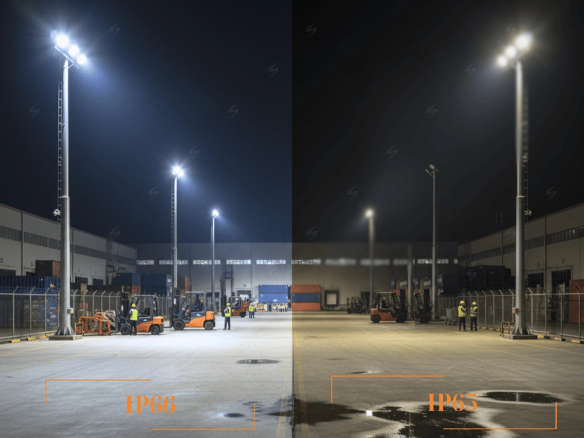 Đèn LED ngoài trời chống nước cho nhà xưởng – Hiểu đúng tiêu chuẩn để chọn chuẩn, tránh lãng phí