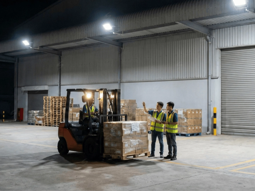Review đèn LED ngoài trời cho nhà xưởng, kho bãi sau sử dụng