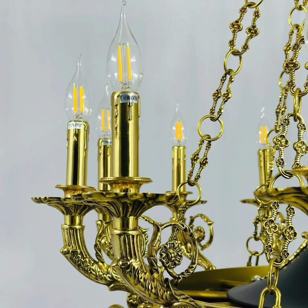 Đèn chùm đồng DCD0427