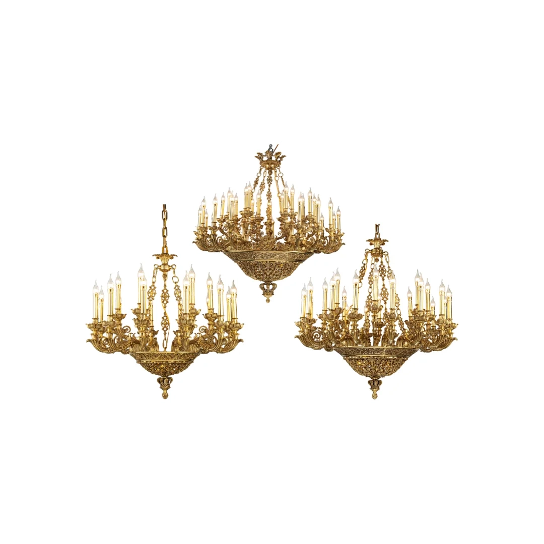 Đèn chùm đồng DCD9918