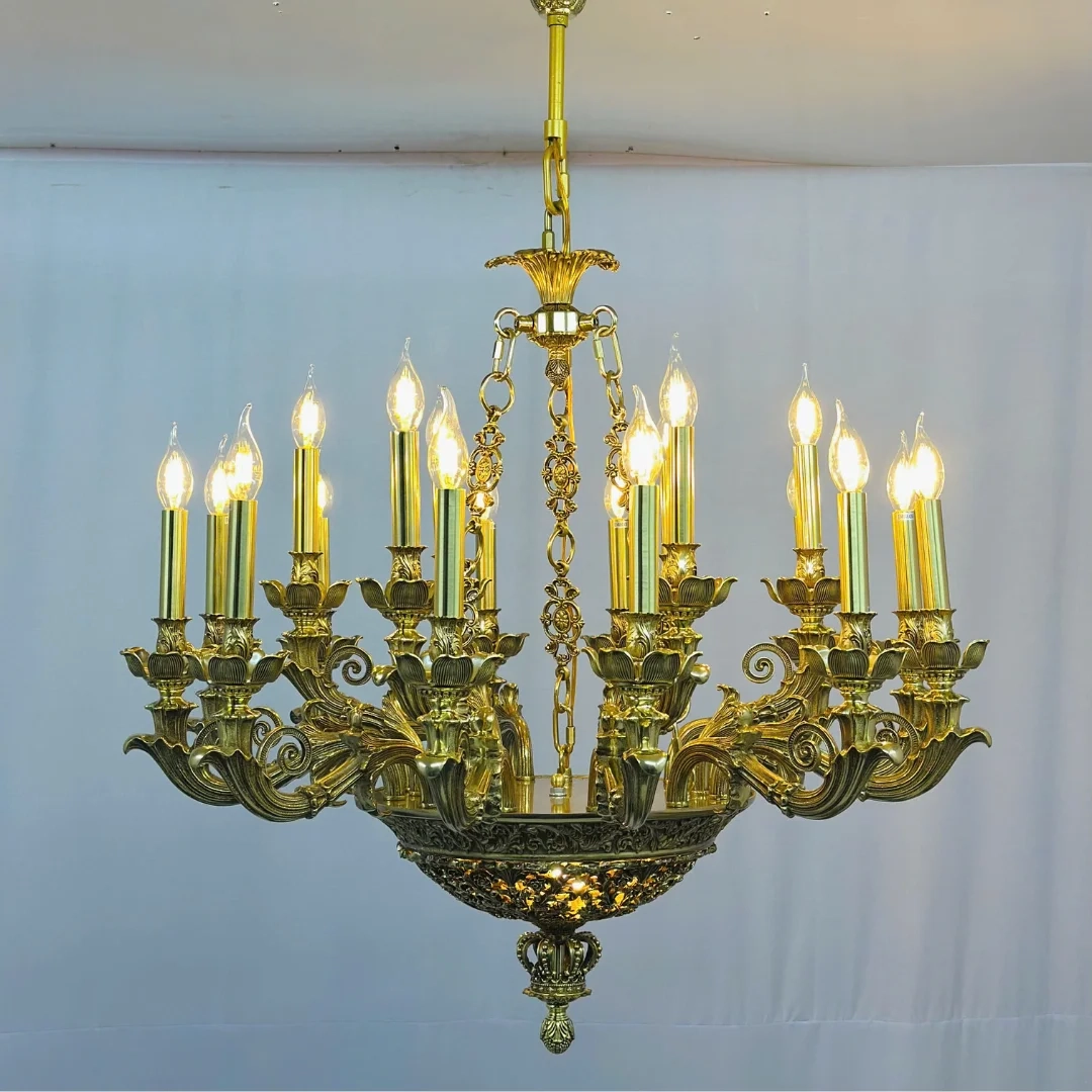 Đèn chùm đồng DCD9918