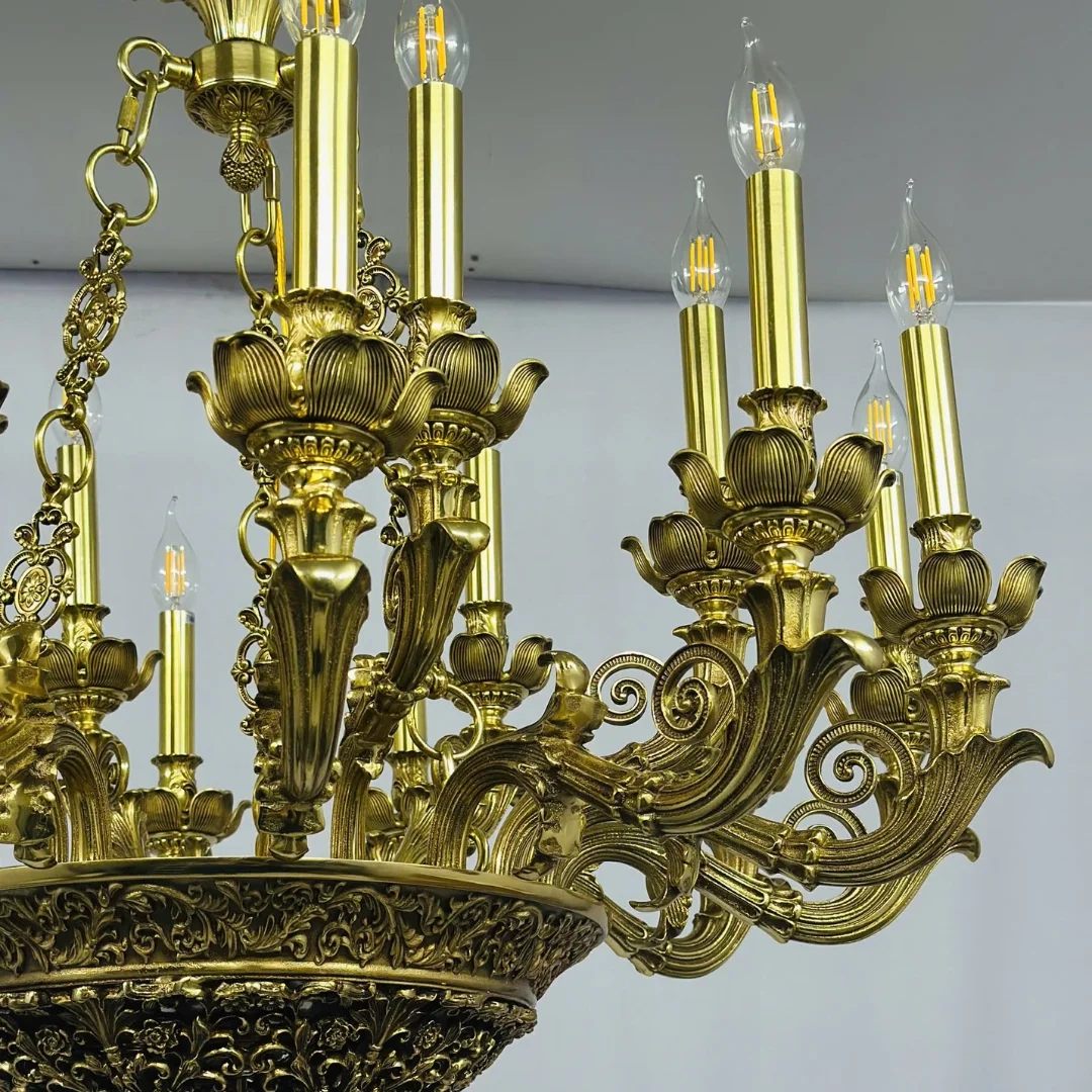 Đèn chùm đồng DCD9918