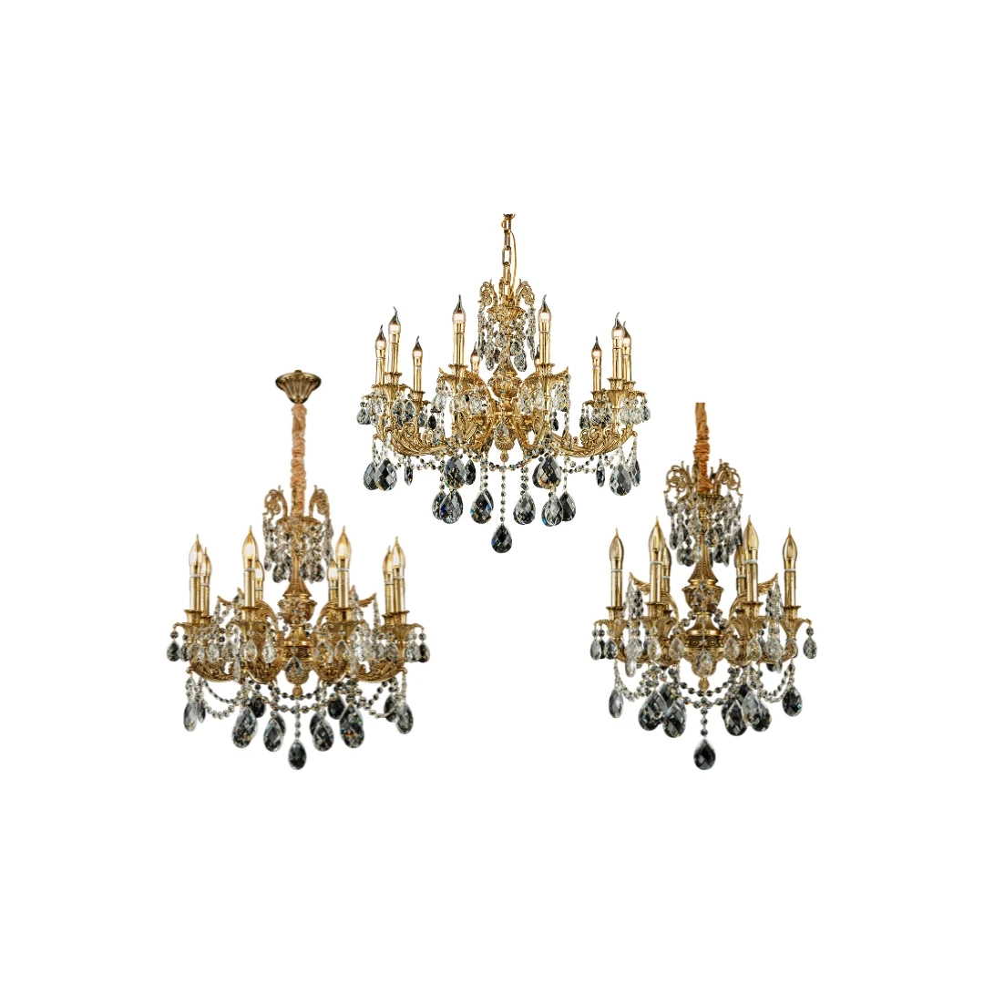 Đèn Chùm Đồng Pha Lê DCD2301