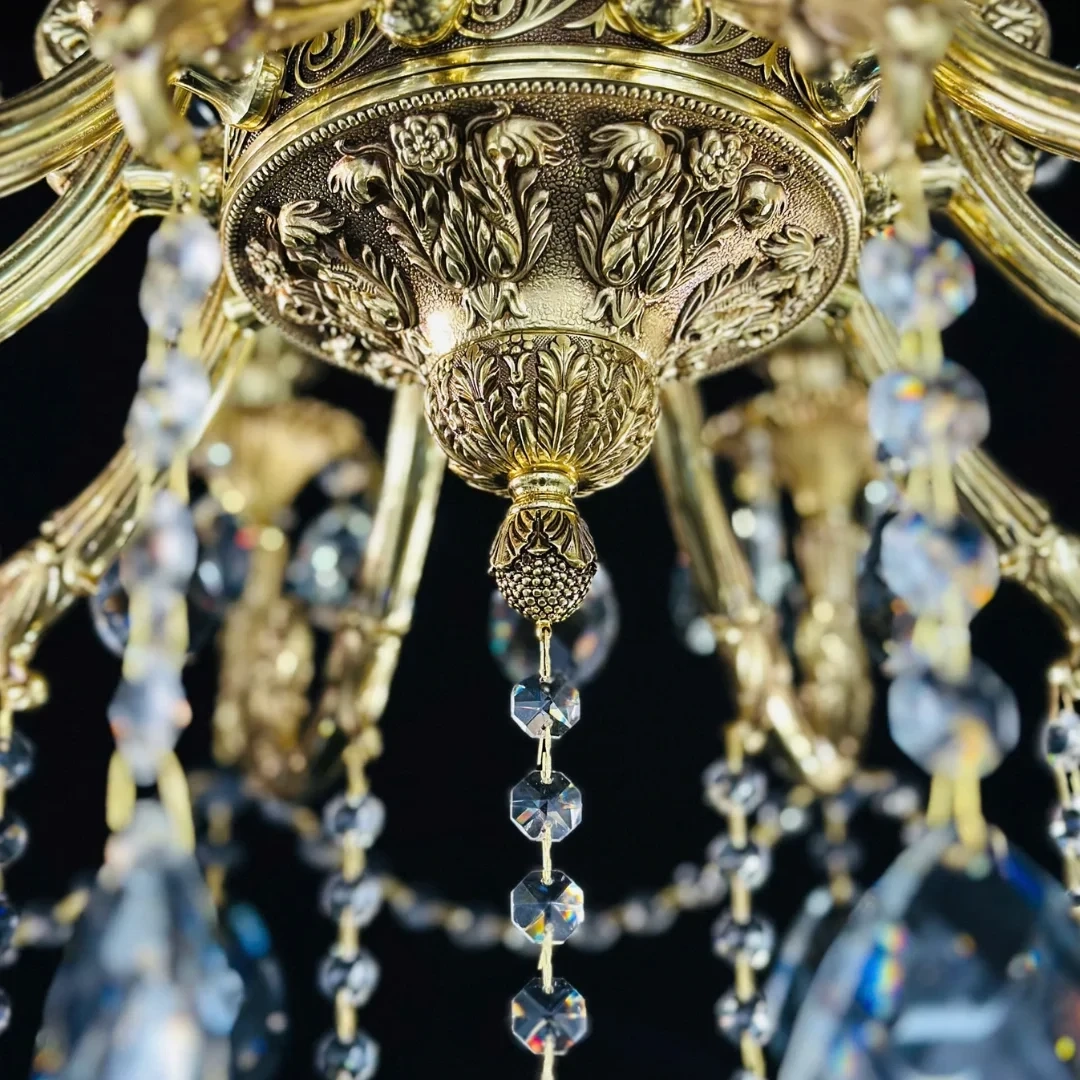 Đèn Chùm Đồng Pha Lê DCD2301