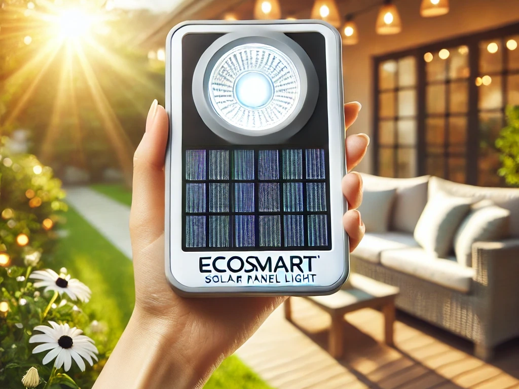 EcoSmart Solar Panel Light