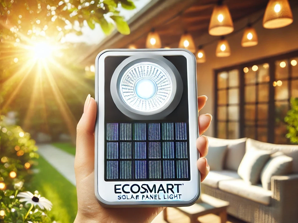 EcoSmart Solar Panel Light