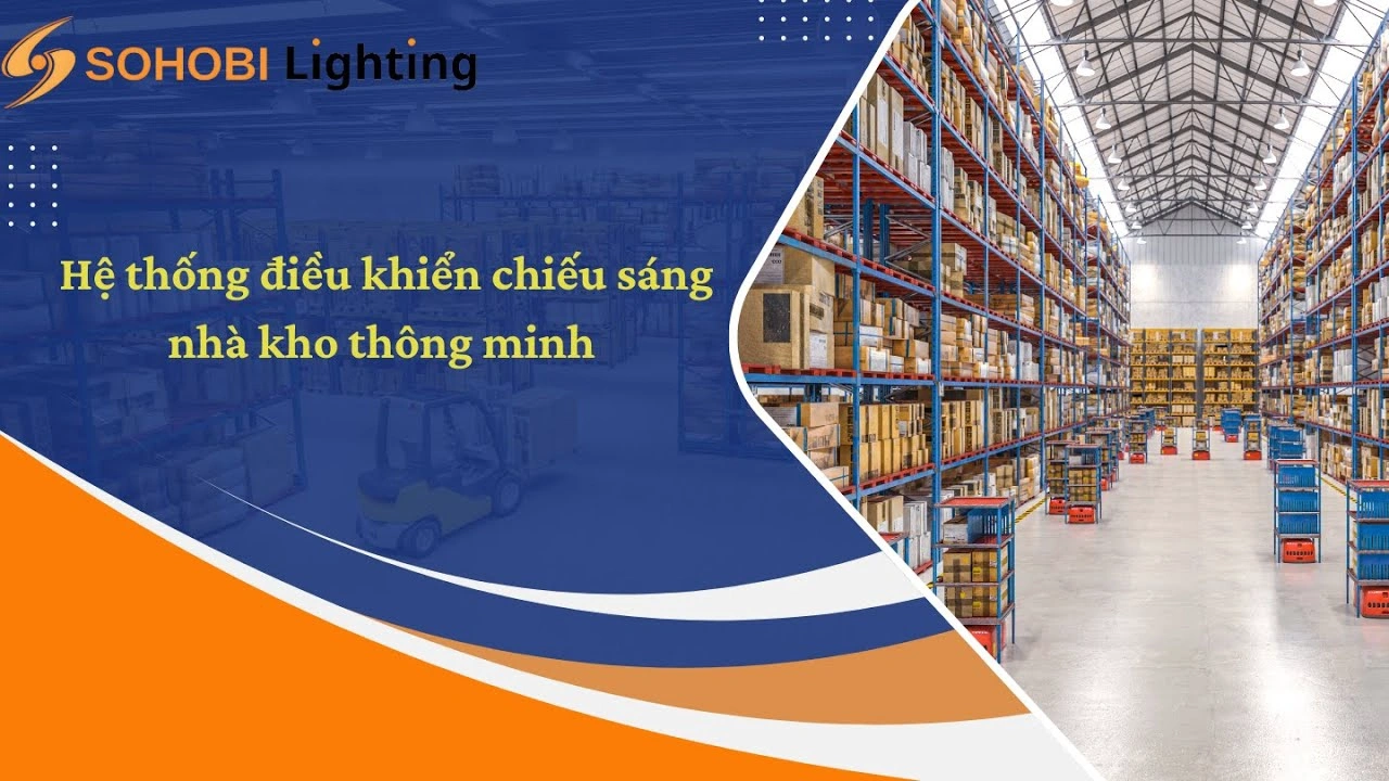 Hệ thống điều khiển chiếu sáng thông minh cho nhà kho